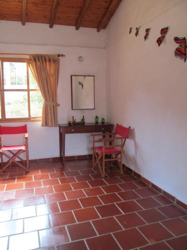 Zona de estar de Hotel Ecoposada Viña de Aldana