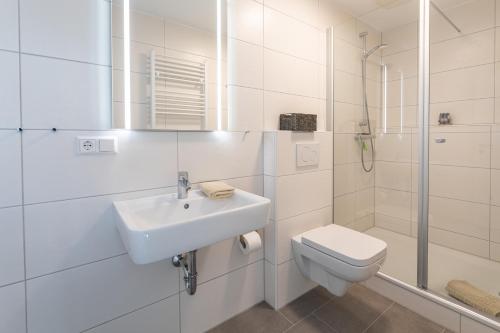 Koupelna v ubytování Haus Inselanker Kajüte 10