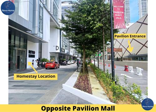 an image of a city street with at Revo Home at Pavilion Bukit Jalil in Kuala Lumpur