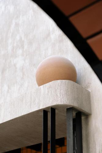 a egg sitting on top of a building at Casa Hoyos - Hotel Boutique in San Miguel de Allende