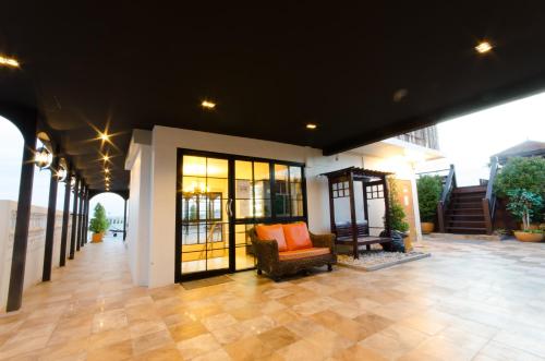 Et opholdsområde på Khaosan Palace Hotel