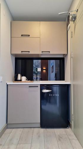 Dapur atau dapur kecil di Letstay Panorama Suites