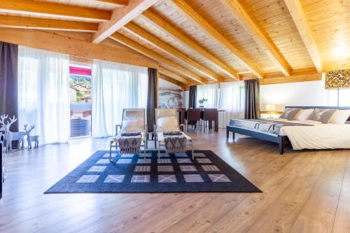 Posteľ alebo postele v izbe v ubytovaní B&B Alla Loggia dell'Imperatore