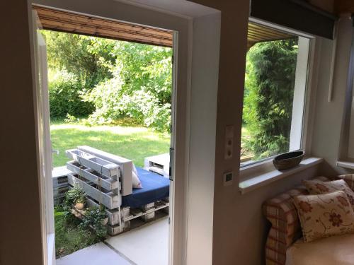 Ruang duduk di Szélcsend Apartman