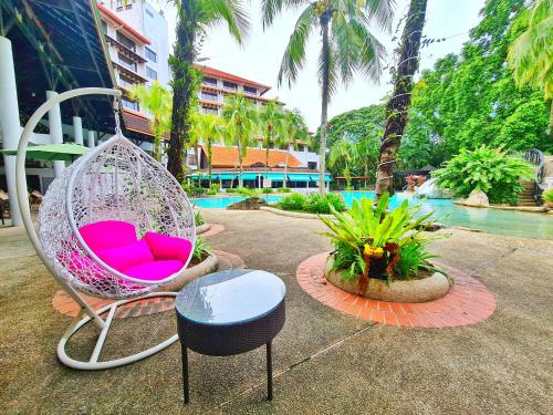 La alberca dentro o cerca de Sabah Hotel