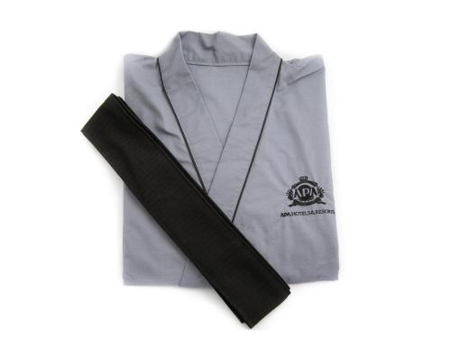 a grey shirt with a black ribbon on it at APA Hotel Namba Shinsaibashi Higashi in Osaka
