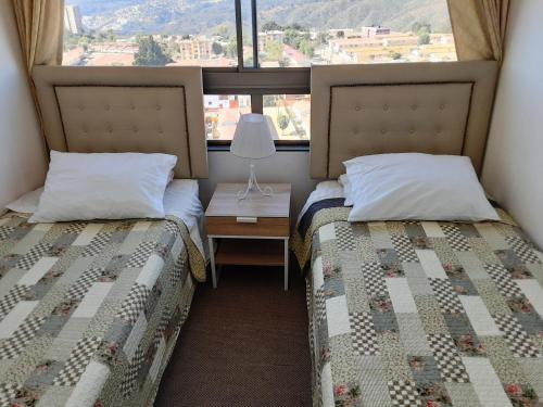 Postel nebo postele na pokoji v ubytování Departamento Atlántico Viña Del Mar