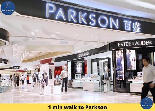 a store with people walking around in a mall at Revo Home at Pavilion Bukit Jalil in Kuala Lumpur