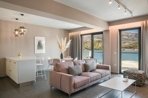 Χώρος καθιστικού στο The Twelve Suites Collection