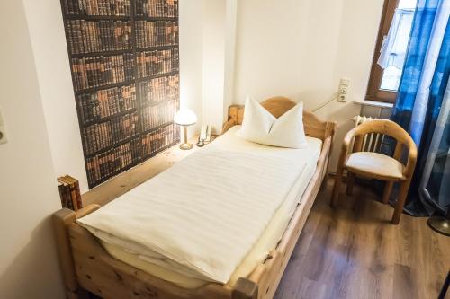 Postel nebo postele na pokoji v ubytování Marktplatzhotel - Restaurant Tafelspitz