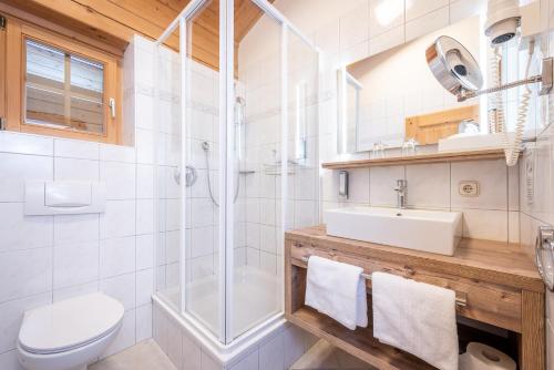 Vannituba majutusasutuses Adults Only Boutique-Hotel Unterlechner