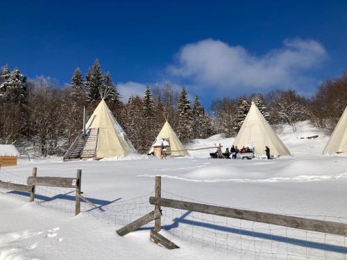 Gîte partagé durante el invierno