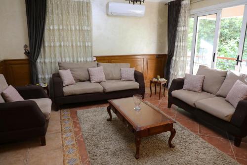 Ein Sitzbereich in der Unterkunft Villa Nasr city