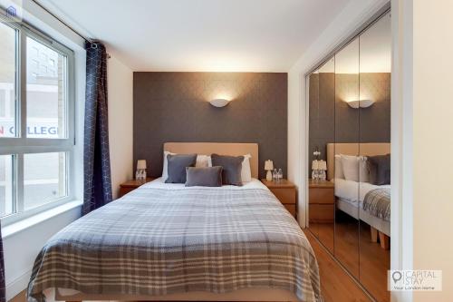 Cama o camas de una habitación en Capital Stay Aldgate - Two bed Apartment