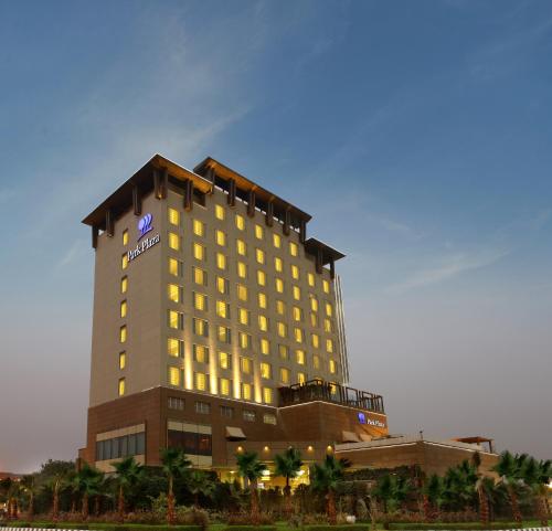 a hotel building with its lights on at Park Plaza Shahdara in New Delhi