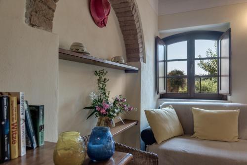 Χώρος καθιστικού στο Borgo Al Cerro