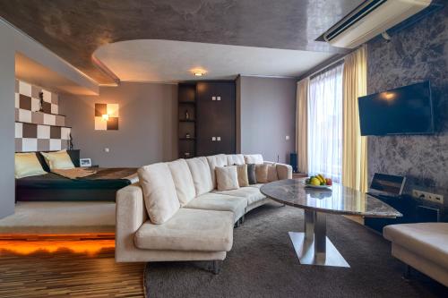 Zona de estar de SUNCITY apartment Varna top center