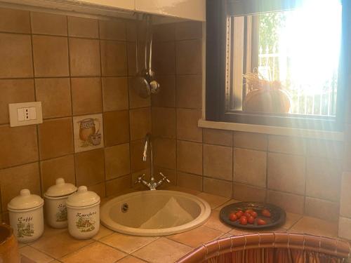 A bathroom at Casa Eva