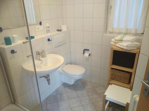 Bathroom sa Ferienwohnung Mattenweg 1a