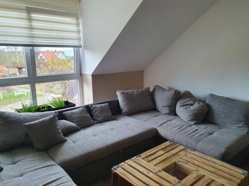 Un lugar para sentarse en Ferienwohnung Straubing/Dingolfing