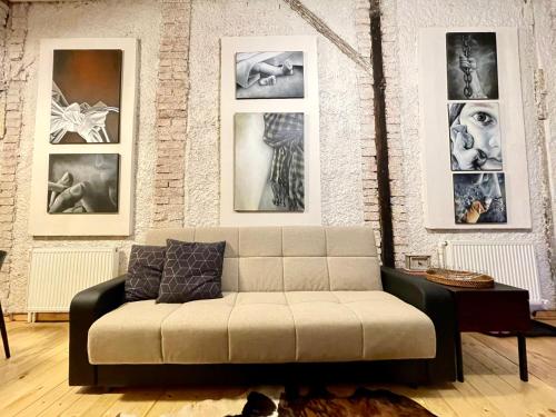 Posezení v ubytování Apartamente a la Cluj