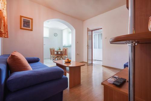 Χώρος καθιστικού στο Apartments Dragan
