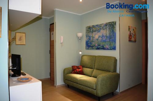 A seating area at Da Aloisia - Casa Vacanze