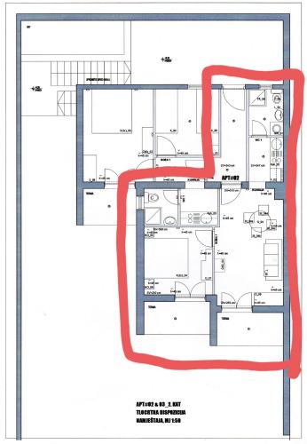 a floor plan of a building at 230 MESTRO in Stanići
