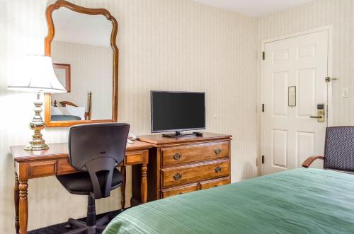 Televisyen dan/atau pusat hiburan di Quality Inn Gettysburg Battlefield