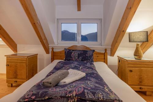 Posteľ alebo postele v izbe v ubytovaní Gailtal Appartements Nähe Skigebiet