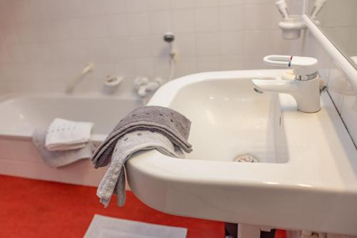 Koupelna v ubytování Gailtal Appartements Nähe Skigebiet
