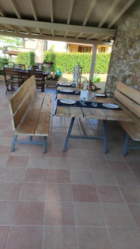 Restoran atau tempat lain untuk makan di Agriturismo La Ghiraia