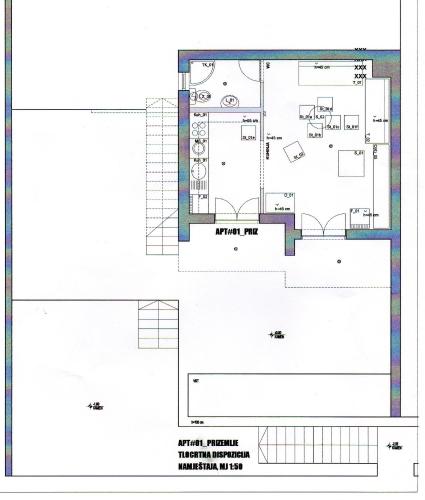 a floor plan of a house at 230 MESTRO in Stanići