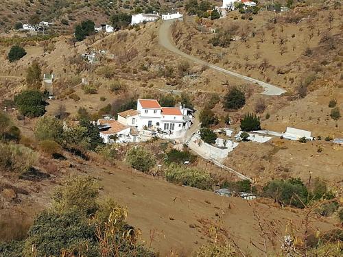 an aerial view of a house on a hill at Casa Aguila 2.0 in Los Valverde