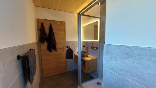 Koupelna v ubytování Mountain Living Ötztal