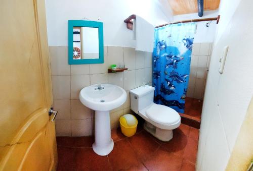 Salle de bains dans l'établissement Hotel Crossman
