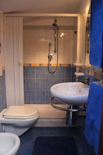 Koupelna v ubytování Albergo B&B Ristorante Grace