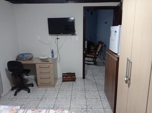 Televisyen dan/atau pusat hiburan di Suite Vista Panorâmica