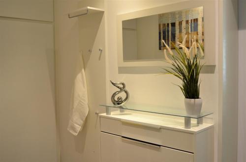 Ванная комната в Gemütliches und Modernes Apartement in Grünen Top-Lage Münster