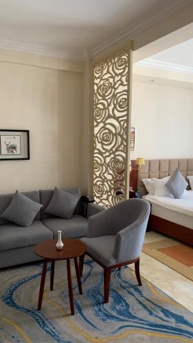 Zona de estar de Roseau Hotel And Spa