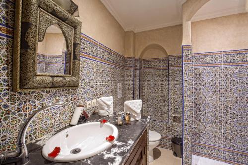 Ett badrum på Riad Al Jana