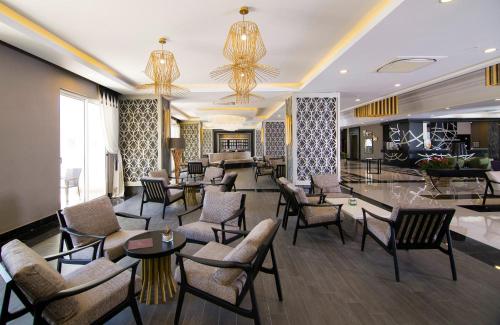 Area soggiorno di LRS Hotels Port River Hotel & Spa - Ultra All Inclusive