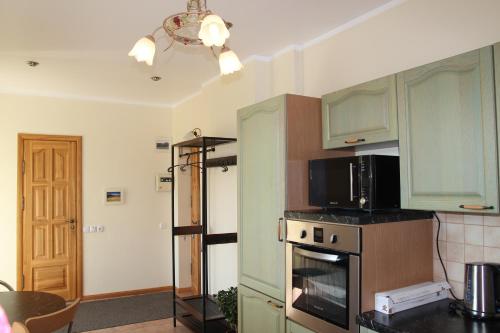 Kuchyň nebo kuchyňský kout v ubytování Peipsi Lake House