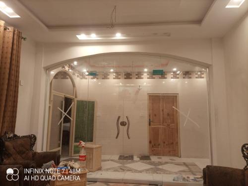 Vonios kambarys apgyvendinimo įstaigoje Al-Sadiq Hotel & Restaurant Malam Jabba Swat