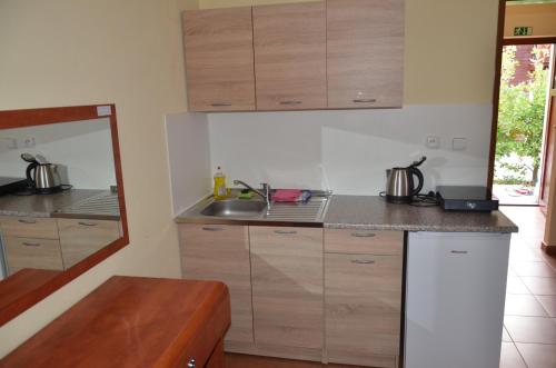 Η κουζίνα ή μικρή κουζίνα στο Apartmány Na vršku