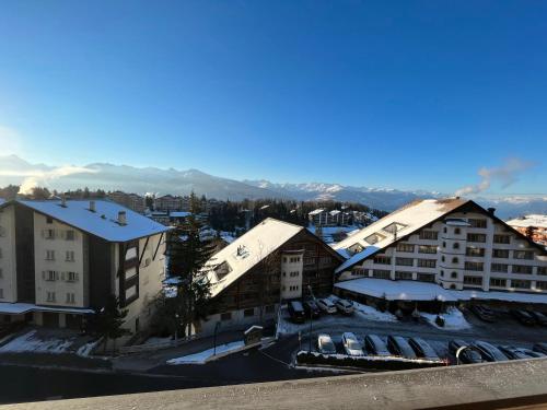 L’Eperon Center Crans wonderful view v zimě