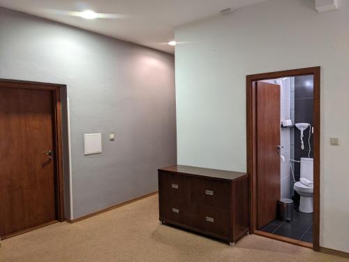 Koupelna v ubytování Garni Hotel Cosmopolitan
