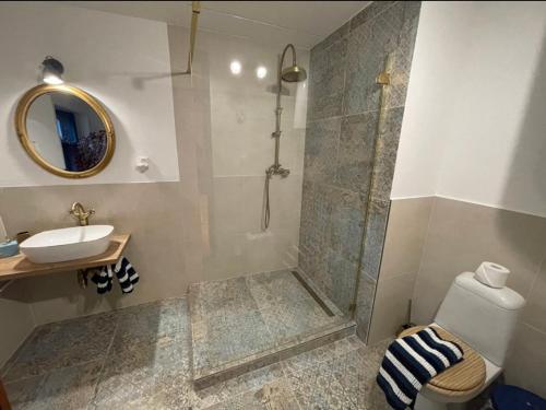 Kúpeľňa v ubytovaní Apartmán Zlatá Almázia