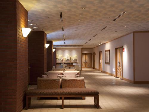 Χώρος καθιστικού στο Hokkaido Hotel