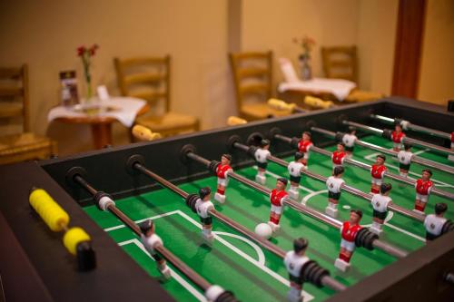 a close up of a snooker table at Hotel Vivaldi in Karpacz